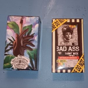 Pocket size tarot oracle deck lot